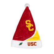 USC Trojans Cardinal and Gold SC Interlock Santa Hat